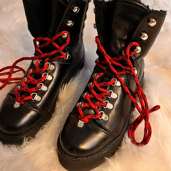 All Saints New Combat Boots - Picture 3 of 9